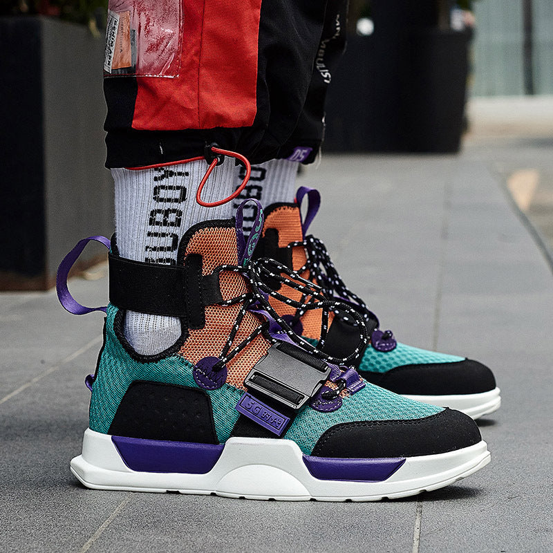 Chaussures Hoverboard montantes pour garçons, chaussures tendance pour Couple, chaussures de sport décontractées pour papa