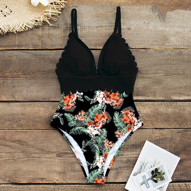 Maillot de bain femme maillot de bain Bikini Sexy grande taille une pièce