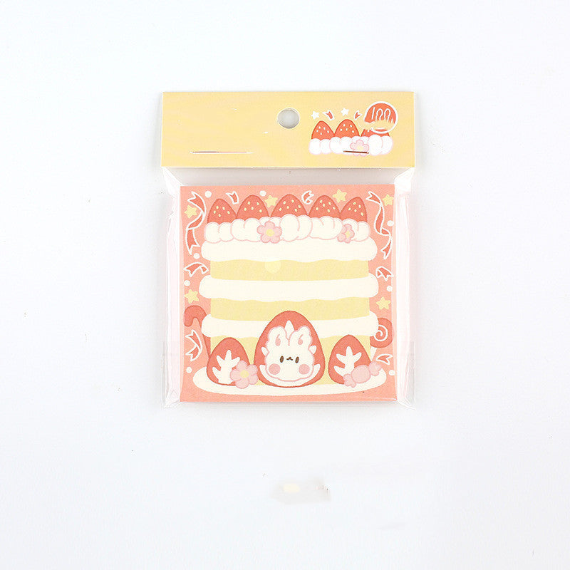 MINKYS nouveau Kawaii 100 feuilles mignon lait fraise mémo Note quotidien