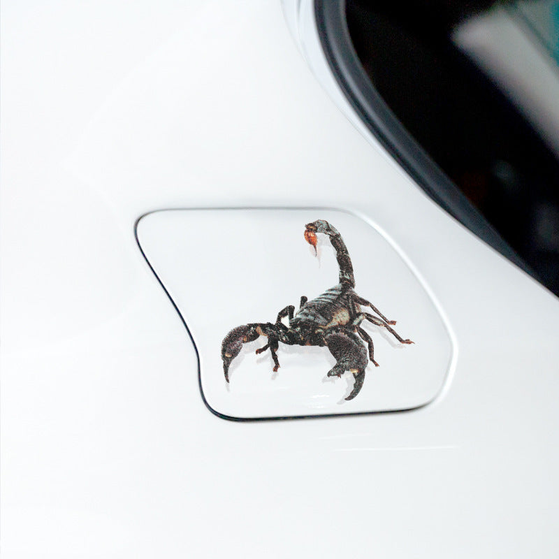 Pegatinas de coche de animales 3D Spider Gecko
