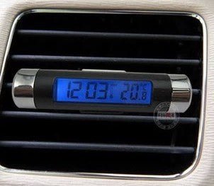 Air Outlet Clip-on LCD Electronic Watch Temperature Combination Interior Electronic Clock In The Car