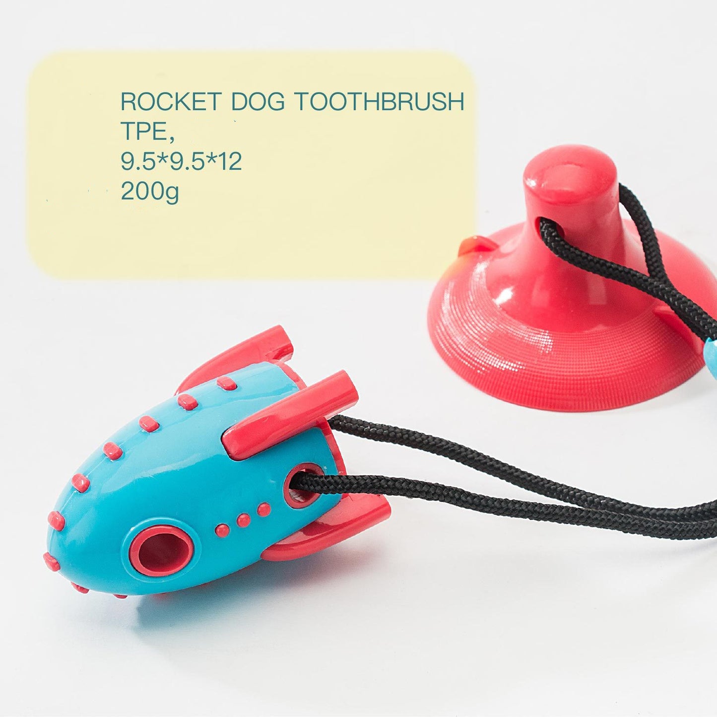 Jouets pour chiens fusée, nourriture qui fuit, jouets de morsure pour chien, jouets pour animaux de compagnie résistants aux morsures