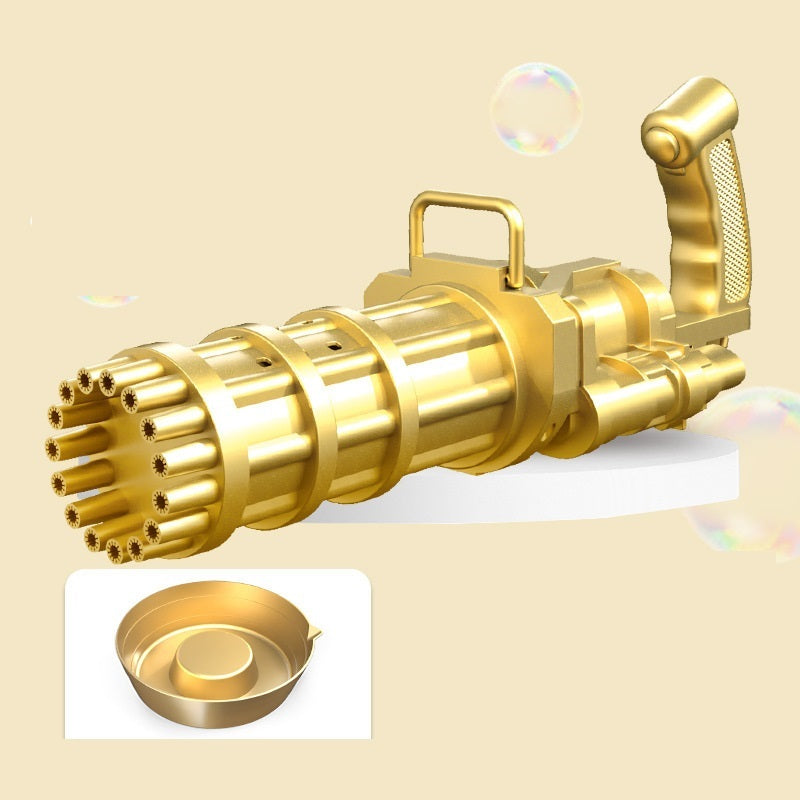 Machine à bulles de fleurs pour enfants, pistolet à bulles Gatling à huit trous, déesse pour enfants