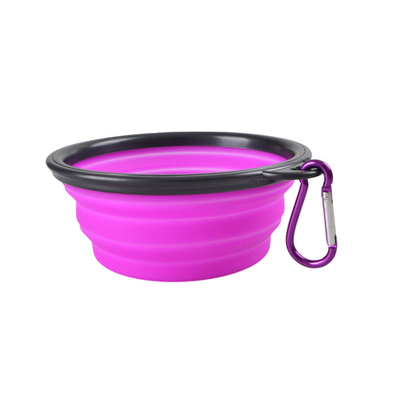 Nouveau Bol pliant en Silicone pour animaux de compagnie, bol pour chien