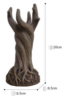 Dryad – Vase décoratif créatif en forme de tronc d'arbre, décoration de maison, salon, fleur artisanale en résine
