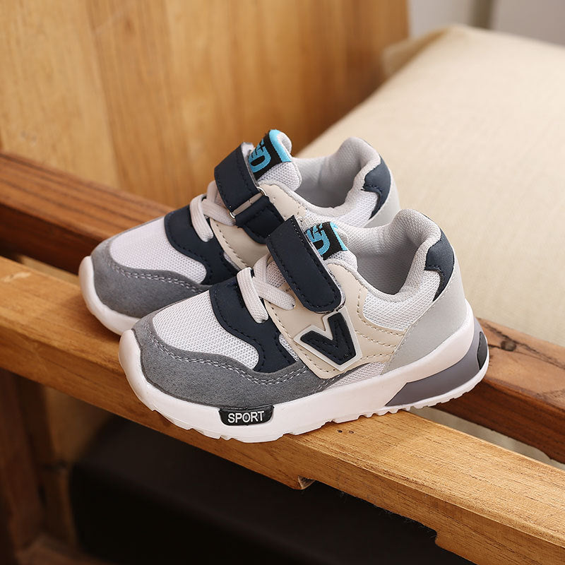 Chaussures de sport pour enfants de printemps et d'automne, chaussures en filet, chaussures de course