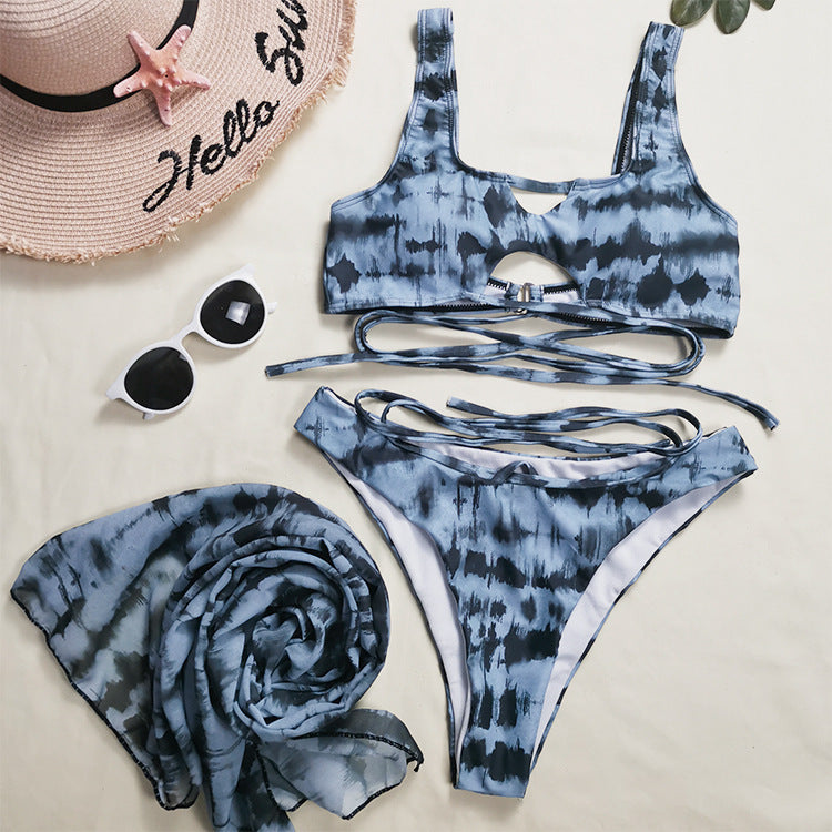 Sexy 3 pièces maillot de bain femmes Bikini Push Up rembourré Biquini brésilien été maillot de bain string Bikini