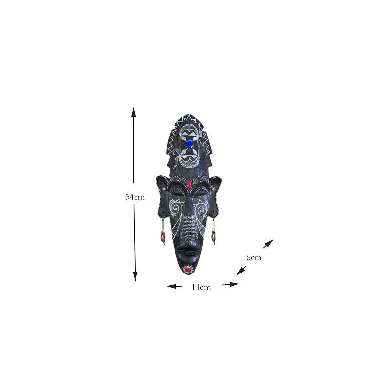 Masque tribal en résine Décor à la maison