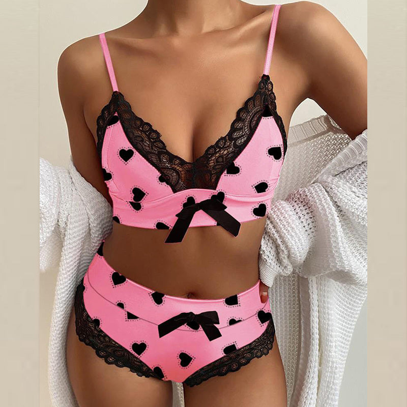 Lingerie sexy femme bretelles en dentelle lingerie sexy à trois points