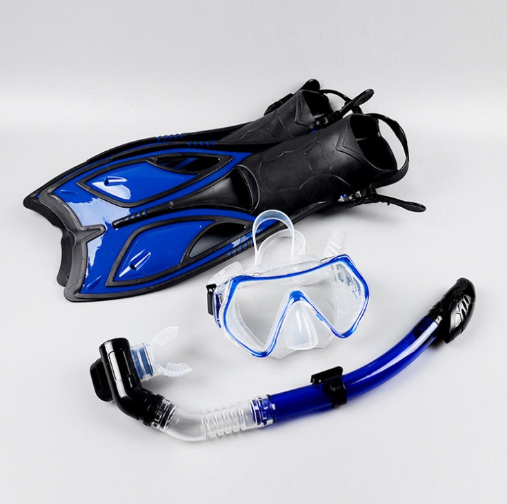 Équipement de plongée en apnée, trois trésors, tuba entièrement sec, lunettes de myopie en silicone