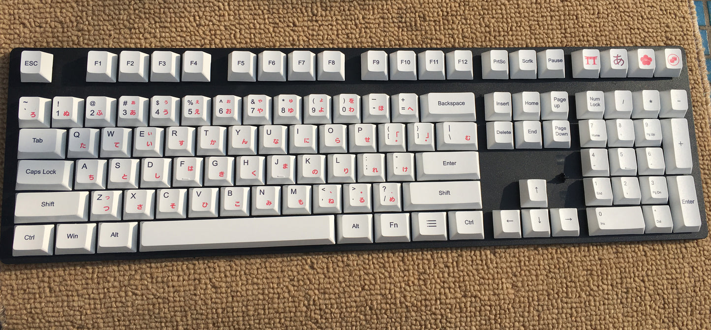 Tecla de sublimación de calor japonesa, rusa y coreana