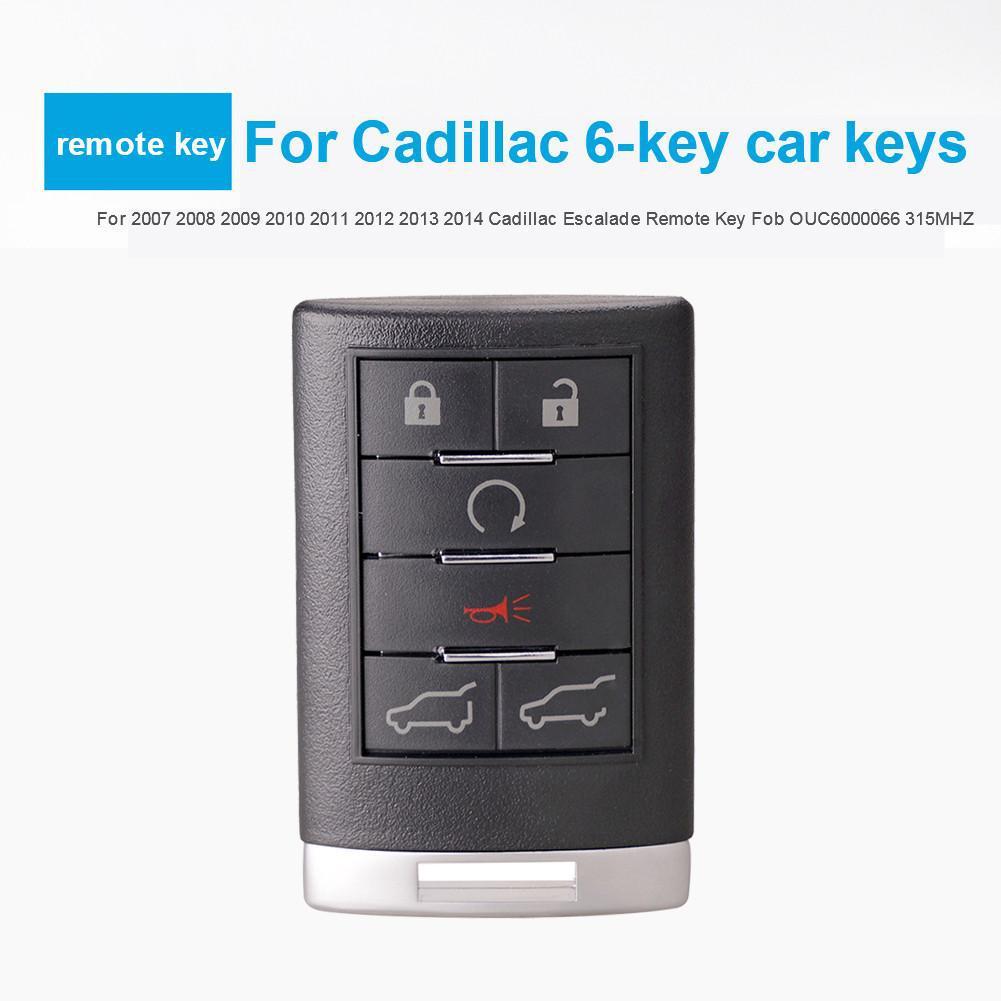 Compatible avec les clés de voiture Cadillac Black Fashion 6 clés.