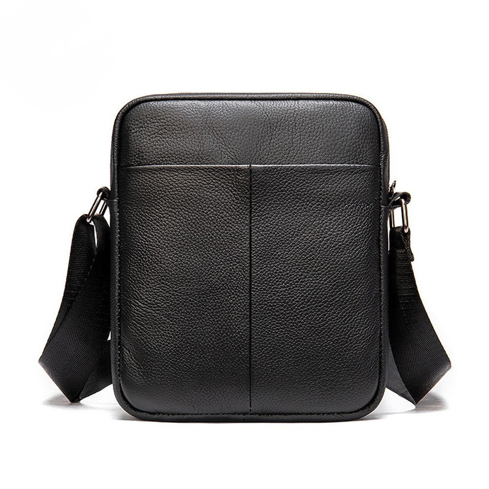 Petit sac à bandoulière en cuir pour hommes d'affaires