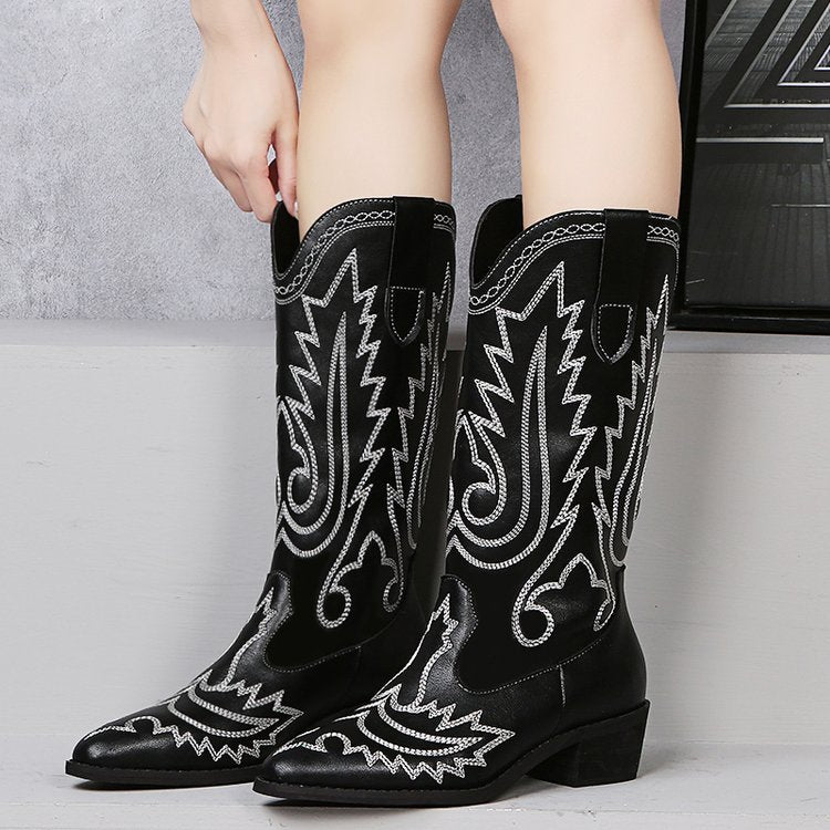 Con botas altas Botas de caballero con mangas