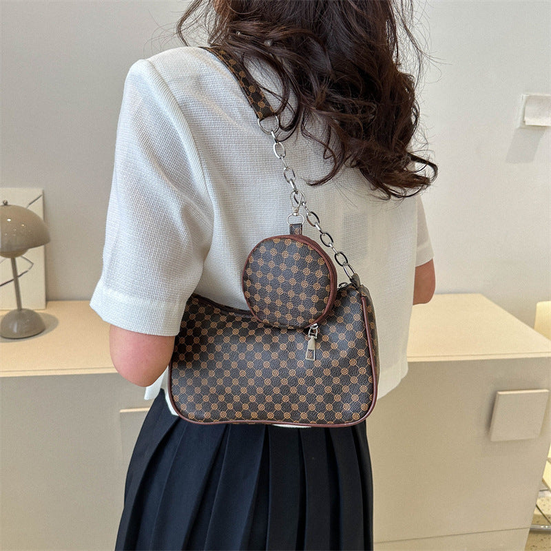 Nuevo bolso cuadrado pequeño de moda de estilo retro de primavera