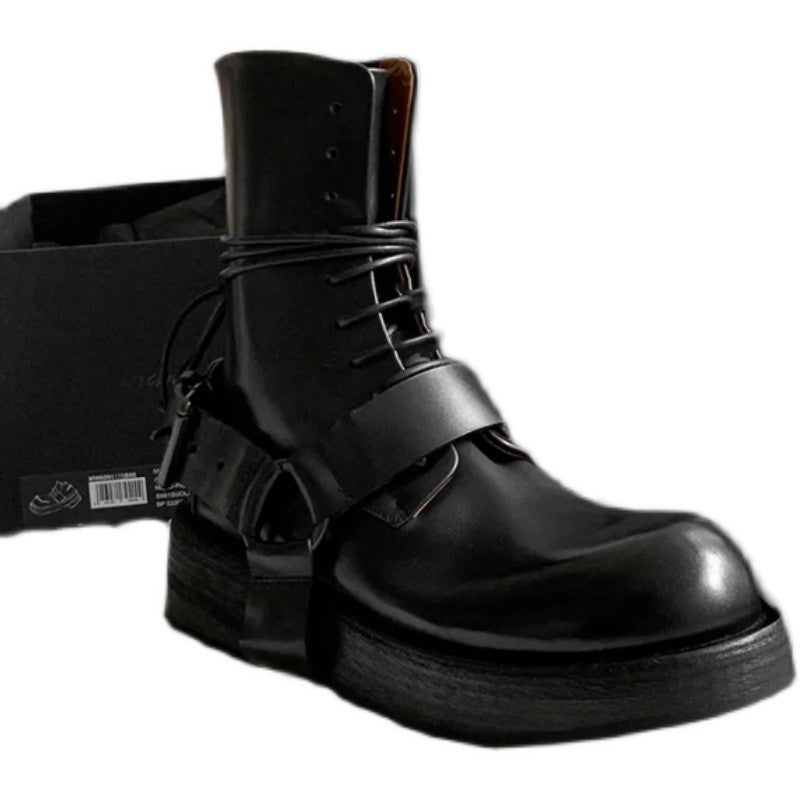 Bottines à lacets et fermeture éclair latérale pour femmes