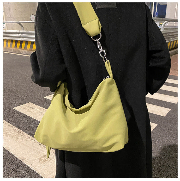 Sac à bandoulière pour femme en toile Campus élégant assorti avec tout Minority