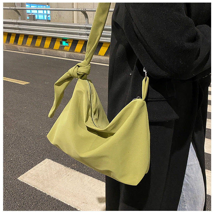 Sac à bandoulière pour femme en toile Campus élégant assorti avec tout Minority