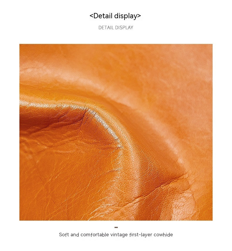 Cuir de vachette première couche de haute qualité avec plus que des compartiments de sac faits à la main