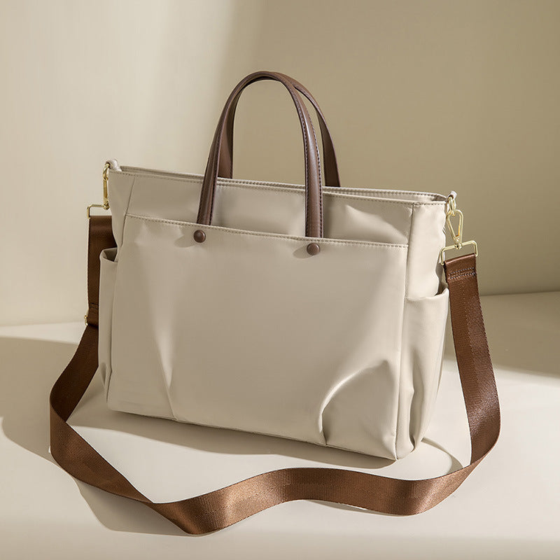 Sac à bandoulière d'affaires pour femmes, sac à main en tissu Oxford imperméable