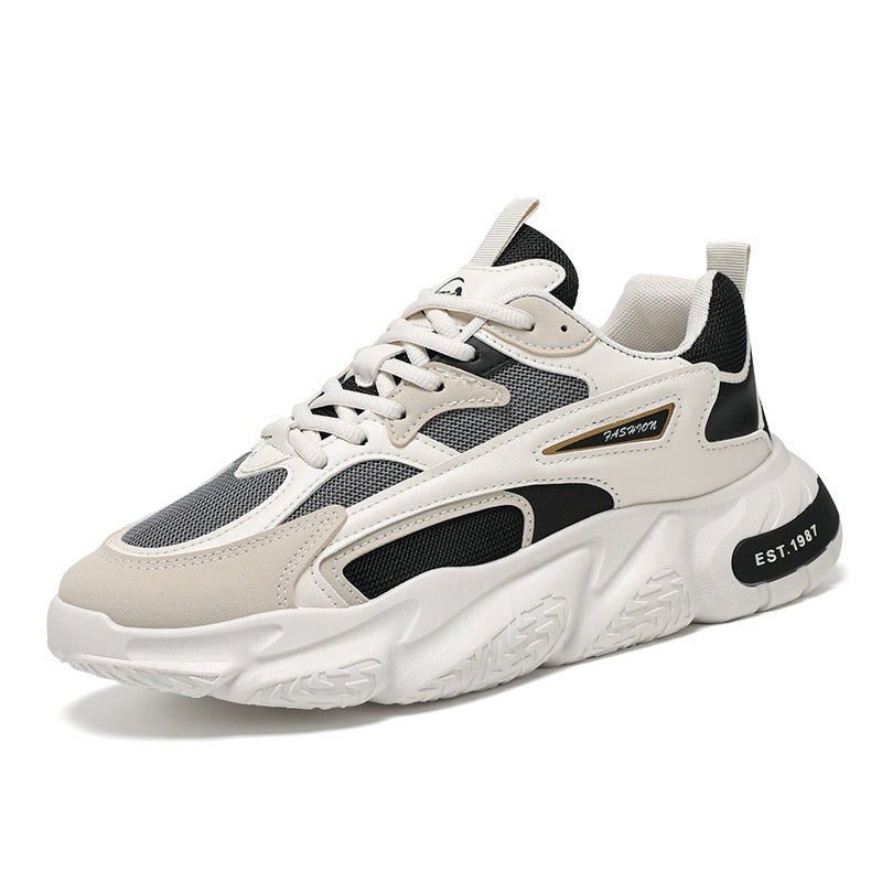 Zapatos deportivos de malla transpirable para hombre Ocio que aumenta la altura