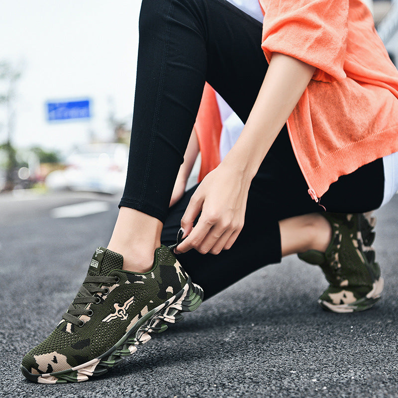 Chaussures de course d'entraînement militaire de camouflage décontracté de sport