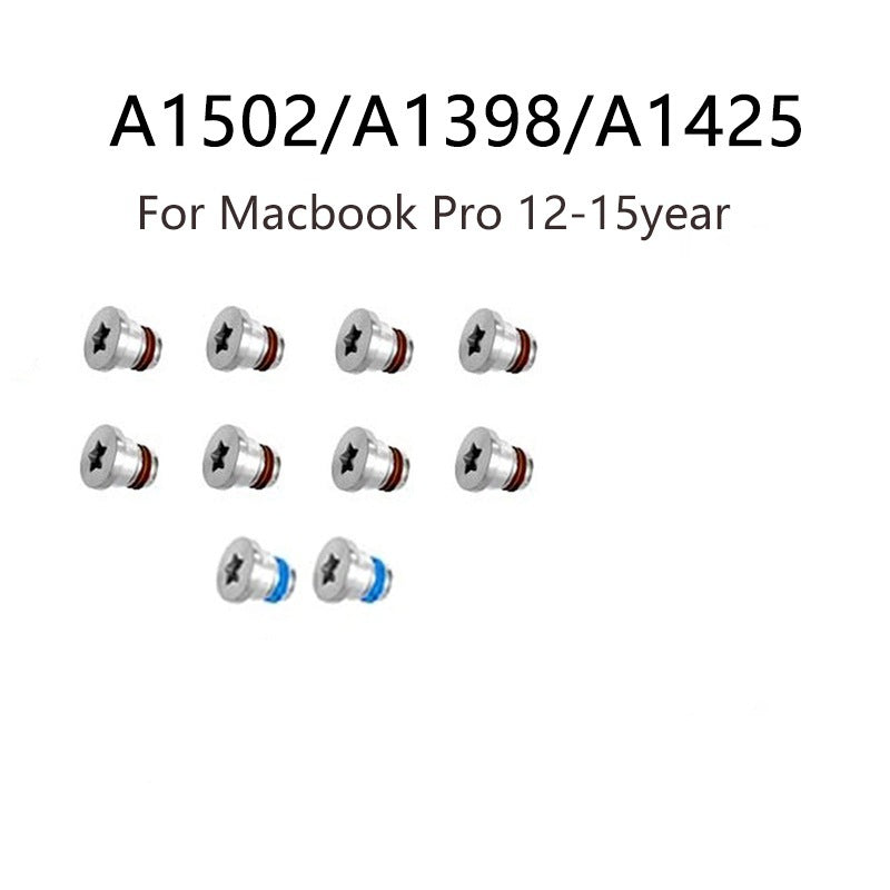 Vis de coque inférieure pour Macbook Retina A1502, vis de couvercle arrière A1398, vis A1425