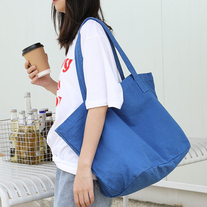 Sac en toile artistique décontracté à bandoulière rétro à la mode