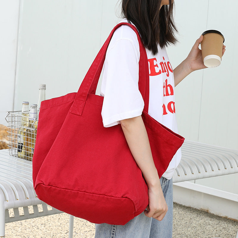 Sac en toile artistique décontracté à bandoulière rétro à la mode