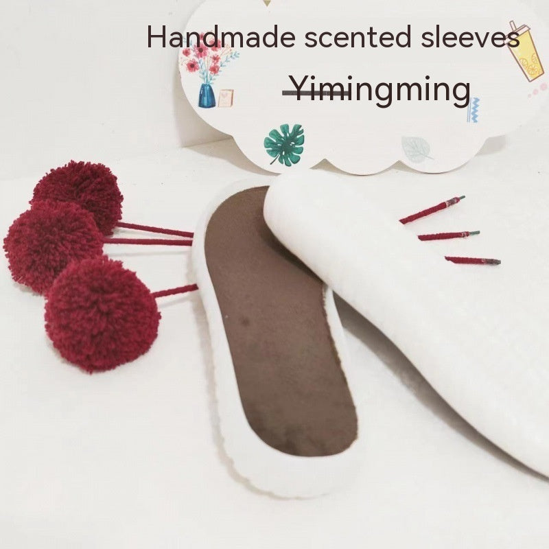 Zapatos con gancho hechos a mano Nuevo paquete de material de zapatillas tejidas con patrón de hojaldre