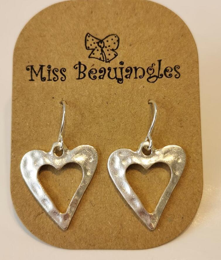 Boucle d'oreille rétro en forme de cœur pour la Saint-Valentin, Station indépendante