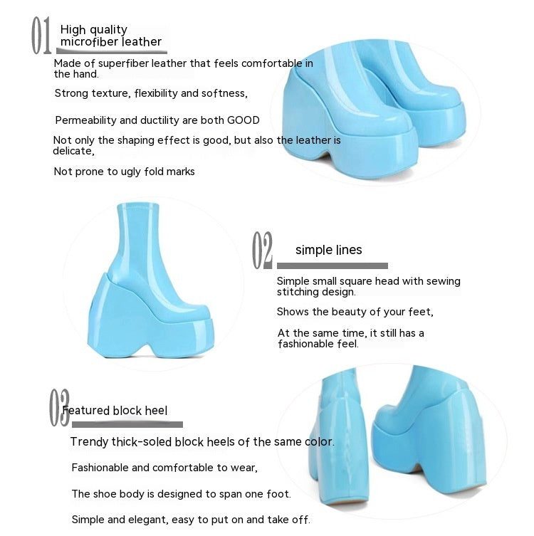 Platform Platform Platform Ankle Boots