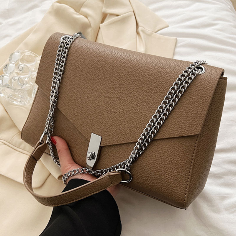 Chaîne mode sac à bandoulière sac populaire femme grande capacité bandoulière