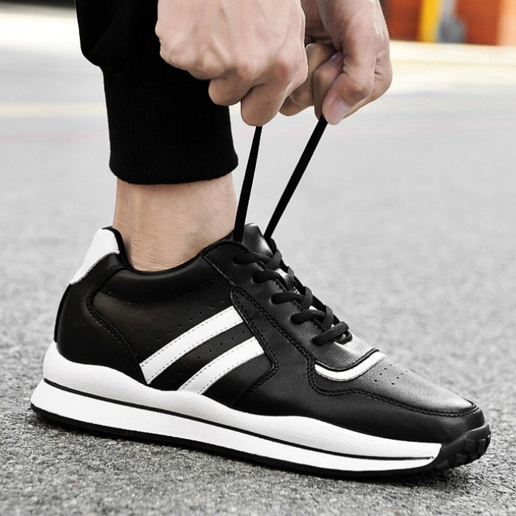 Printemps nouvelle hauteur augmentant 8CM chaussures de sport hommes en plein air bas haut