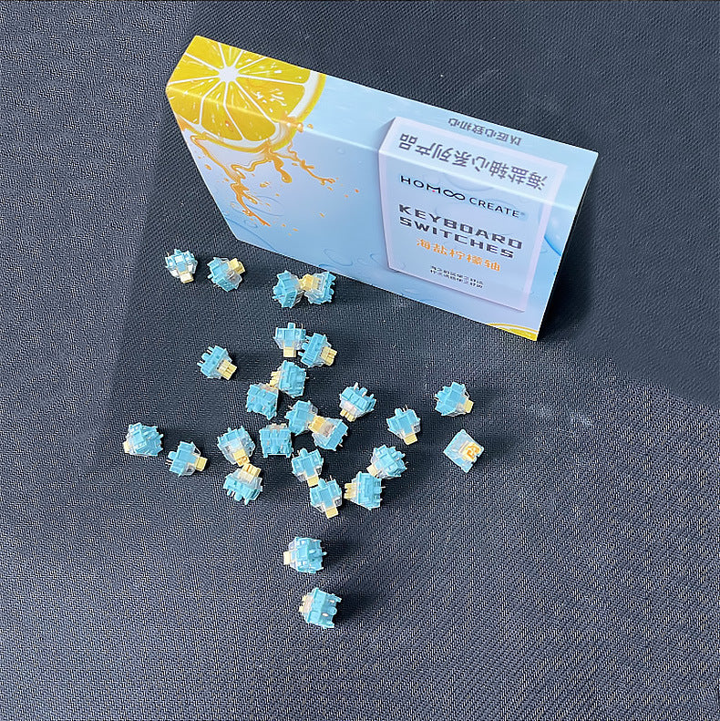 Cuerpo del eje del teclado Tiger Mo Sea Salt Lemon PRO