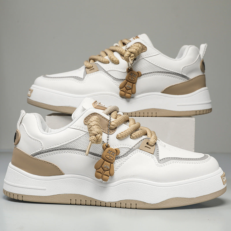 Zapatilla de deporte con plataforma Hipster para hombre, informal, relajada, versátil, deportiva