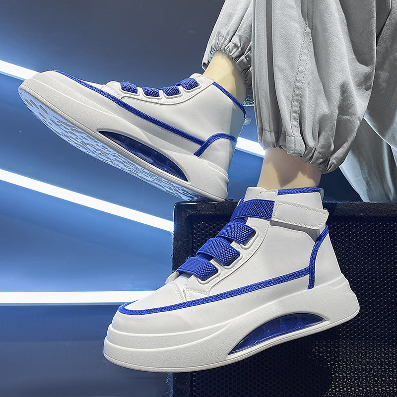 Chaussures montantes pour hommes, automne et hiver, nouvelles chaussures à semelle épaisse, faciles à porter