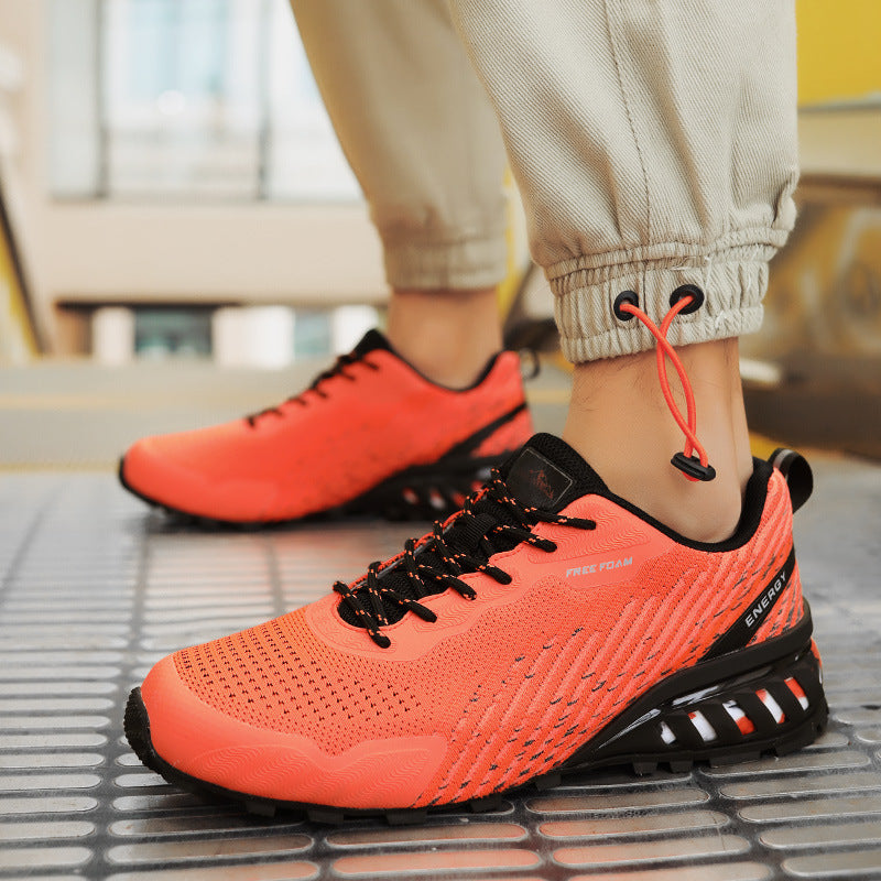 Printemps nouvelles chaussures pour hommes mode grande taille en plein air chaussures de course absorbant les chocs respirant