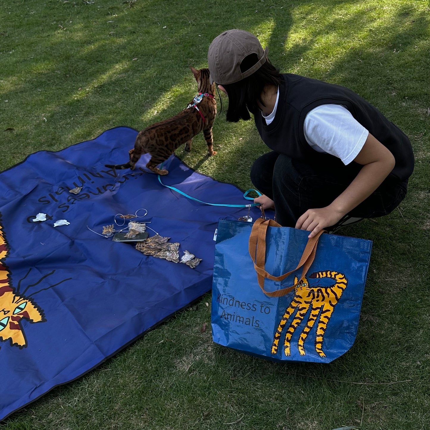 Sac tissé portatif réutilisable de protection de l'environnement d'épaule de cadeau