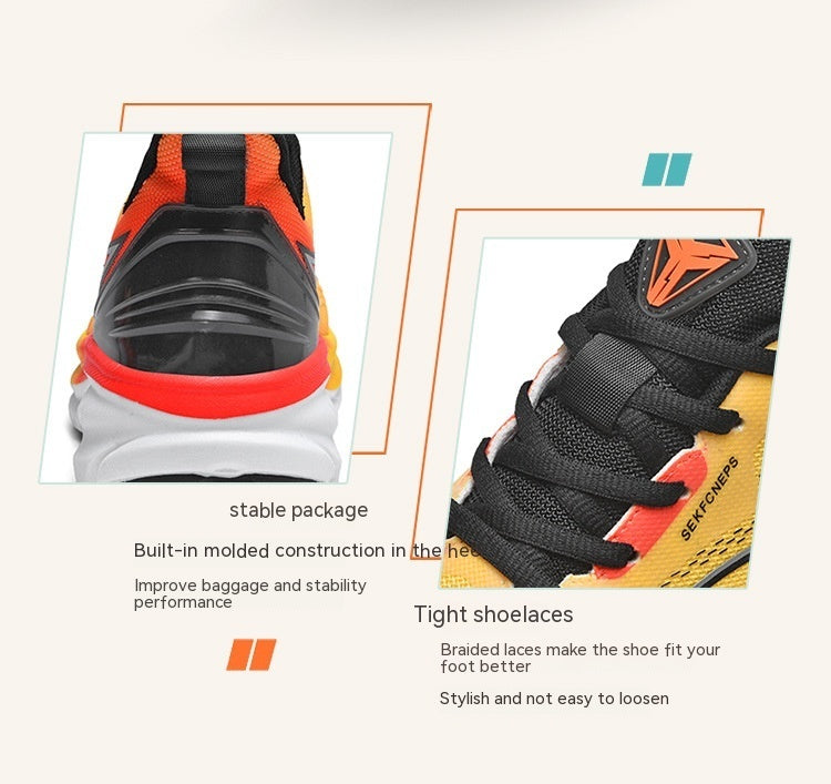 Chaussures décontractées de sport à la mode tissées volantes respirantes