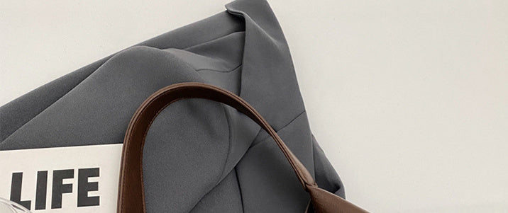 Sac messager rétro doux de grande capacité pour femmes