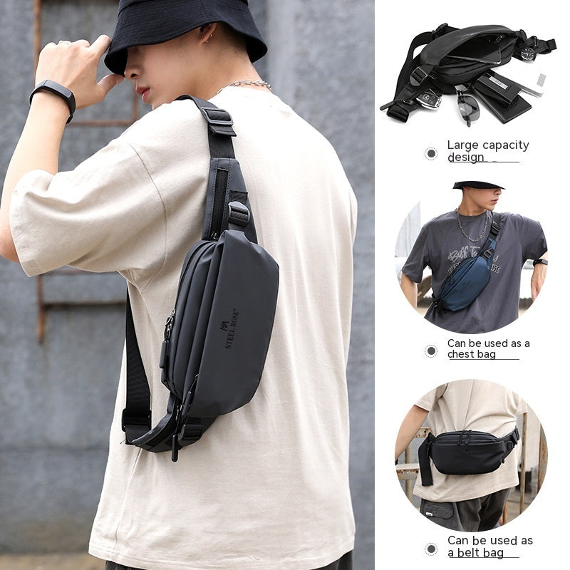 Men's Outdoor Leisure Sports Shoulder Bag Simple Crossbody