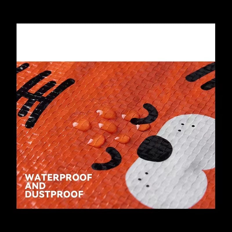 Bolsa tejida de piel de serpiente portátil grande para viajes al aire libre para compras de películas