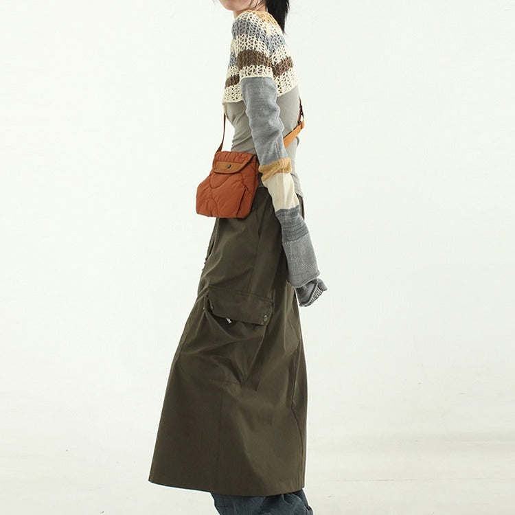 Sac à bandoulière en losange en Nylon de Style coréen décontracté