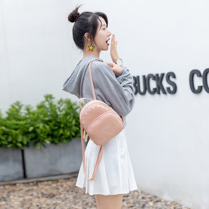 Printed Mobile Phone Bag, Rivet Butterfly Backpack