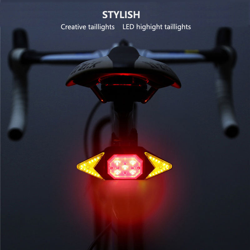 Señal de giro de bicicleta recargable por USB