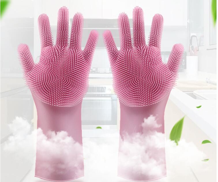 Gants de nettoyage en silicone résistants à la chaleur