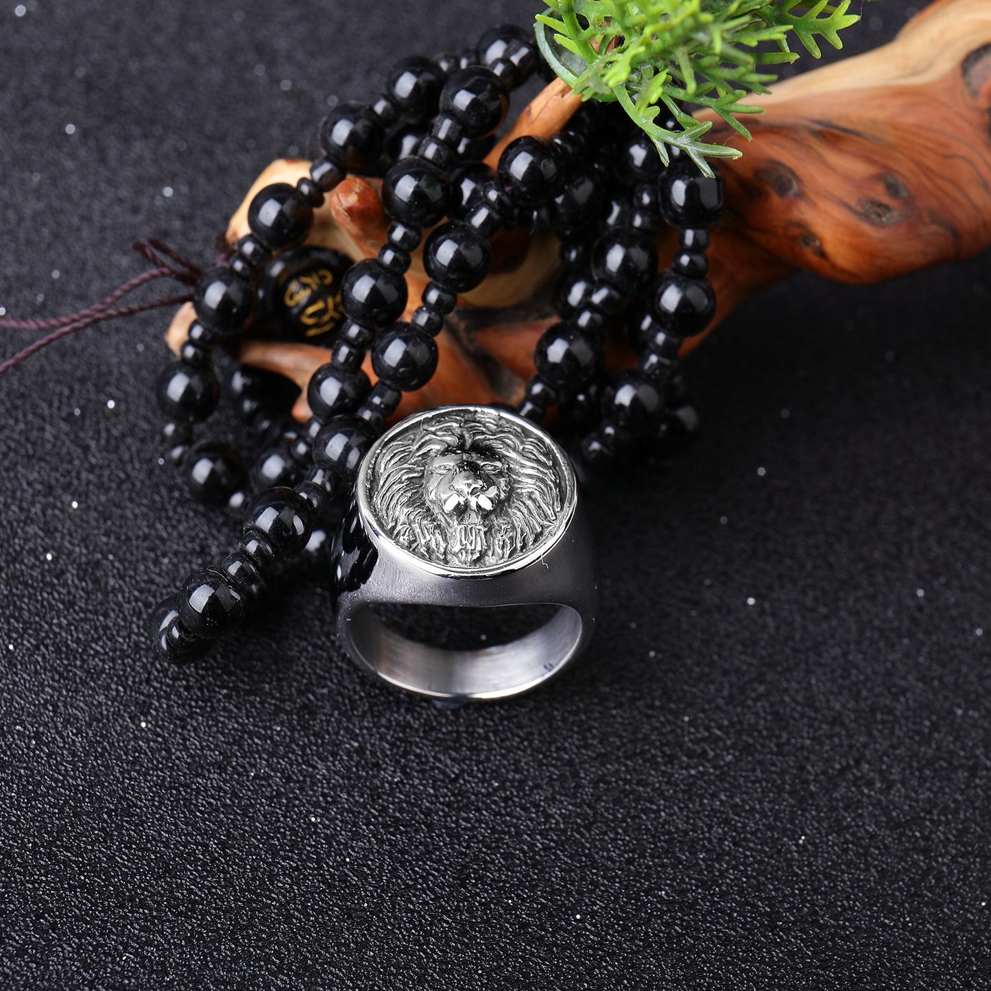 Men's Retro Lion's Head Stainless Steel Ring