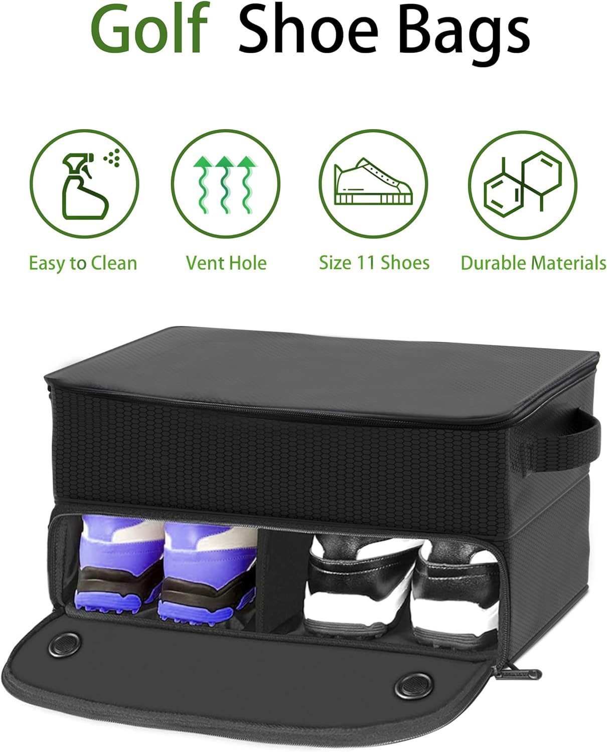 Caja de almacenamiento para maletero de Golf, bolsa de almacenamiento impermeable para casillero de Golf para coche