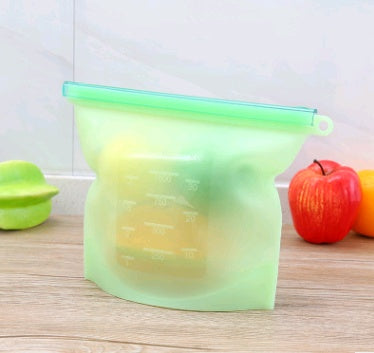 Sac de conservation en Silicone, sac scellé sous vide, sac de conservation des aliments, sac de conservation des aliments et des fruits au réfrigérateur